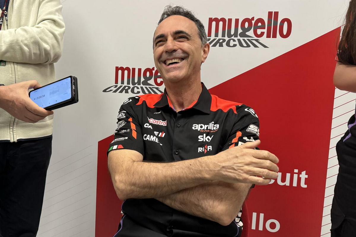 Романо Альбезиано, технический директор Aprilia Racing после тестов в Муджелло