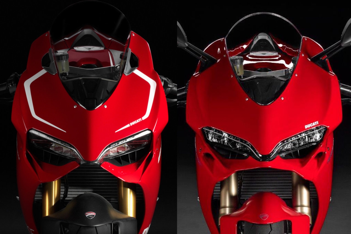 Дизайн обтекателей Ducati Panigale V4 2025 и 2024