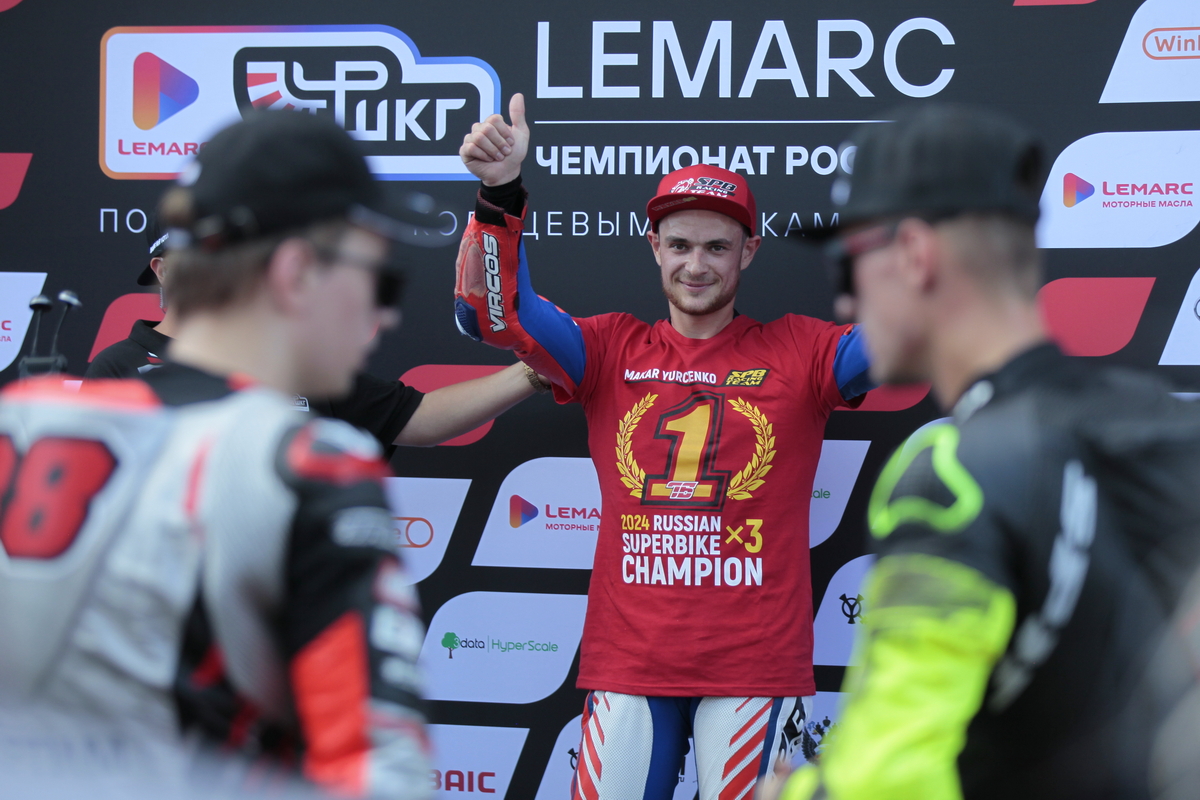 Макар Юрченко, SPB Racing Team - чемпион России в классе Супербайк 2024