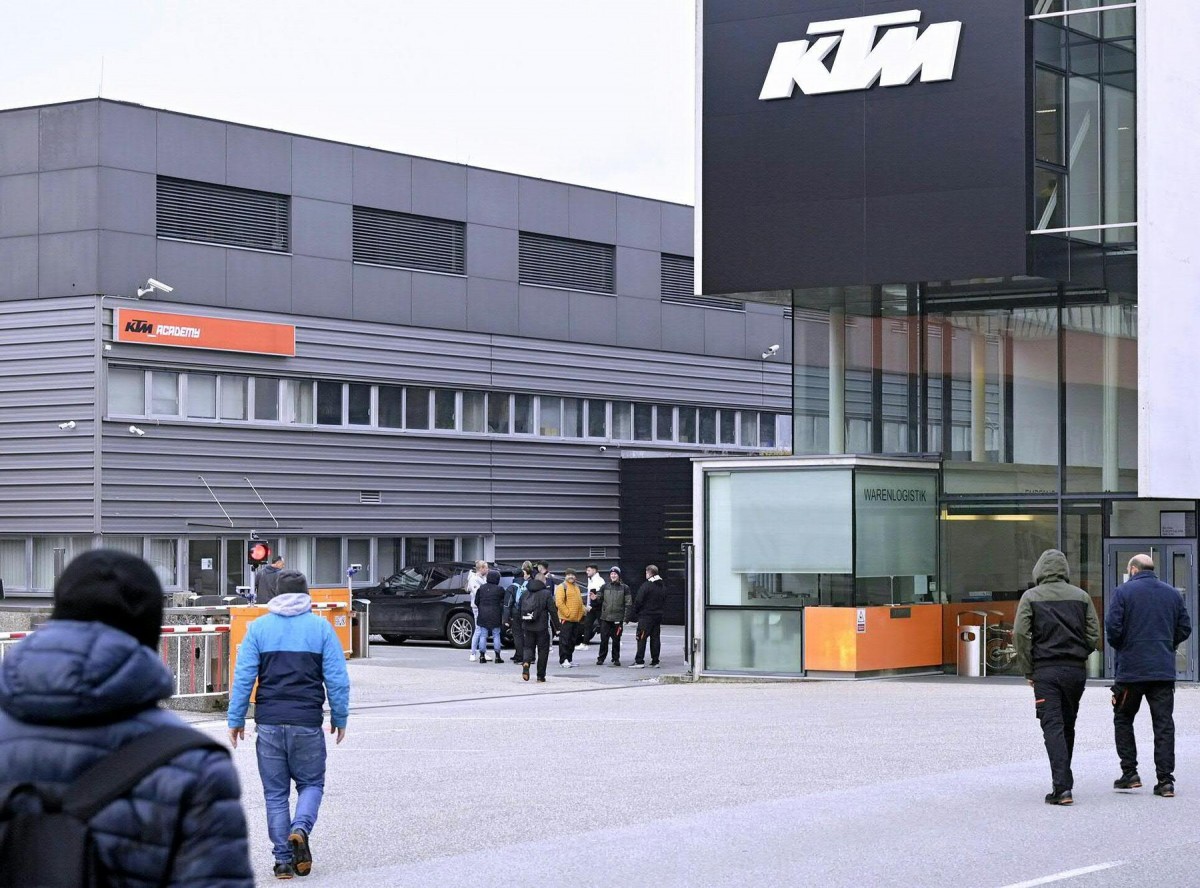 Все предприятия KTM в Маттигхофене фактически остановлены