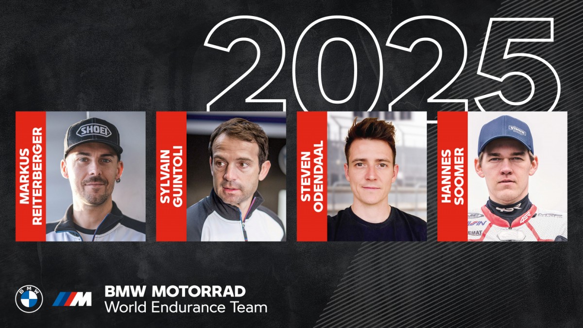 Заводская команда BMW Motorrad World Endurance образца 2025 года