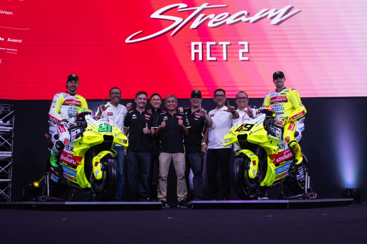 VR46 Racing Team MotoGP 2025 года в Джакарте