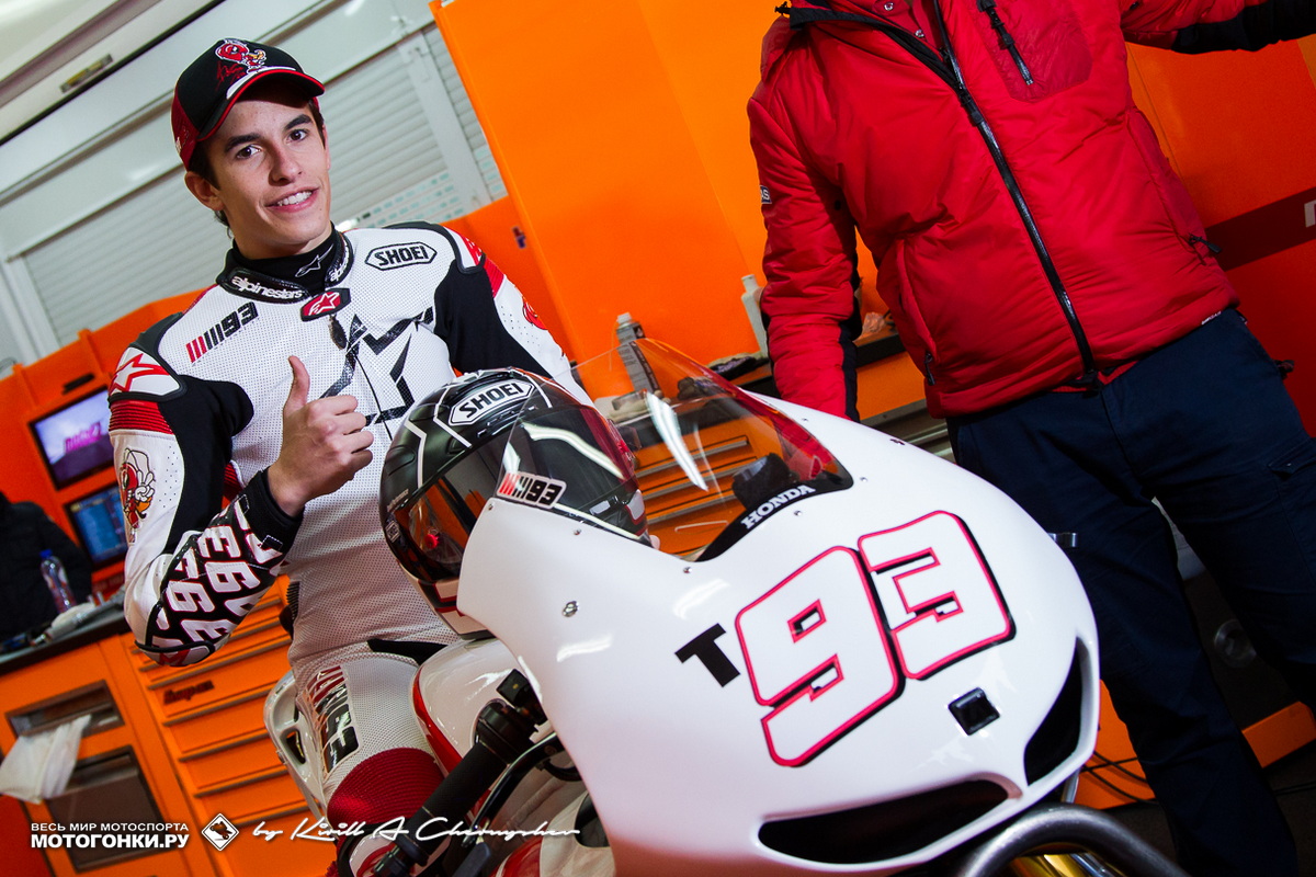 Дебют Марка Маркеса в MotoGP (тесты в Валенсии 2012) motofoto.ru