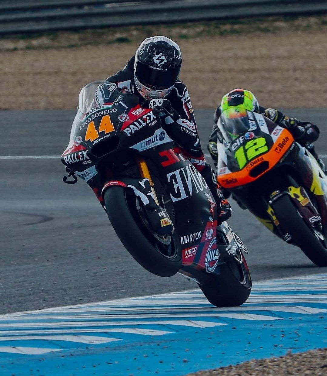 Арон Канет на тестах Moto2 в Хересе