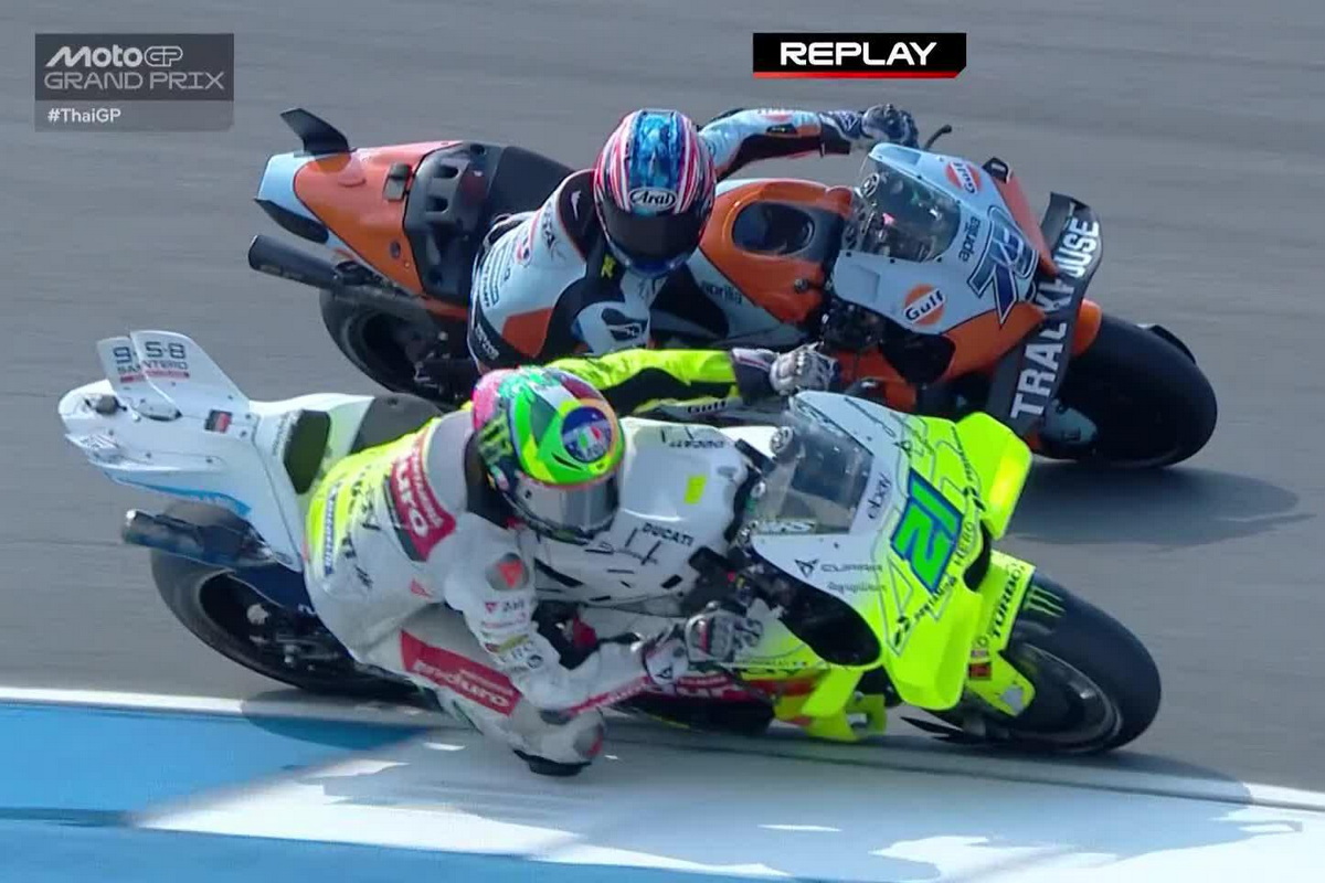 Франко Морбиделли все же отжал 4 место у новобранца MotoGP Аи Огуры