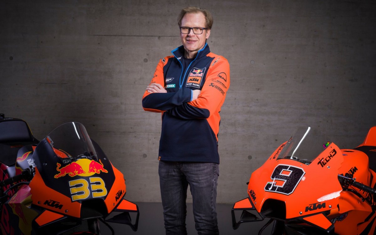 Вольфганг Фельбер, глава отдела разработки шасси KTM Factory Racing