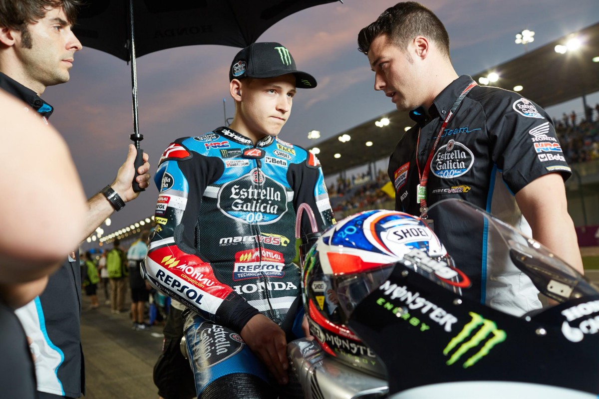 Хосе Луис Каррион с Фабио Куартараро, EG0,0 MarcVDS Racing Moto3