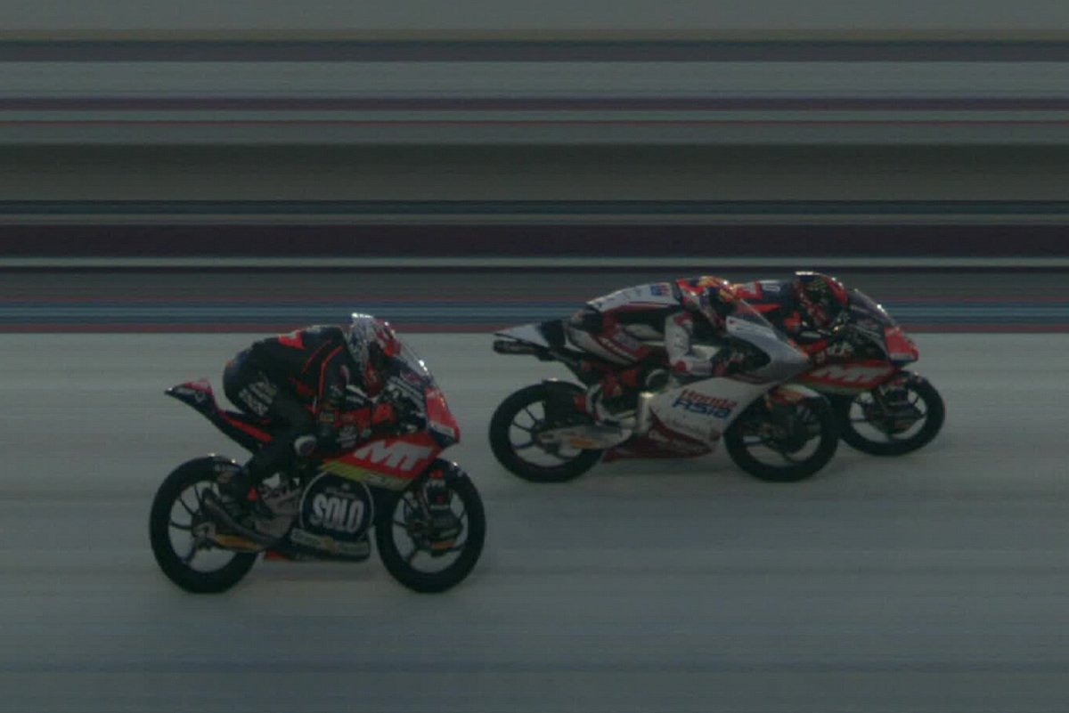 Фото-финиш Гран-При Катара Moto3