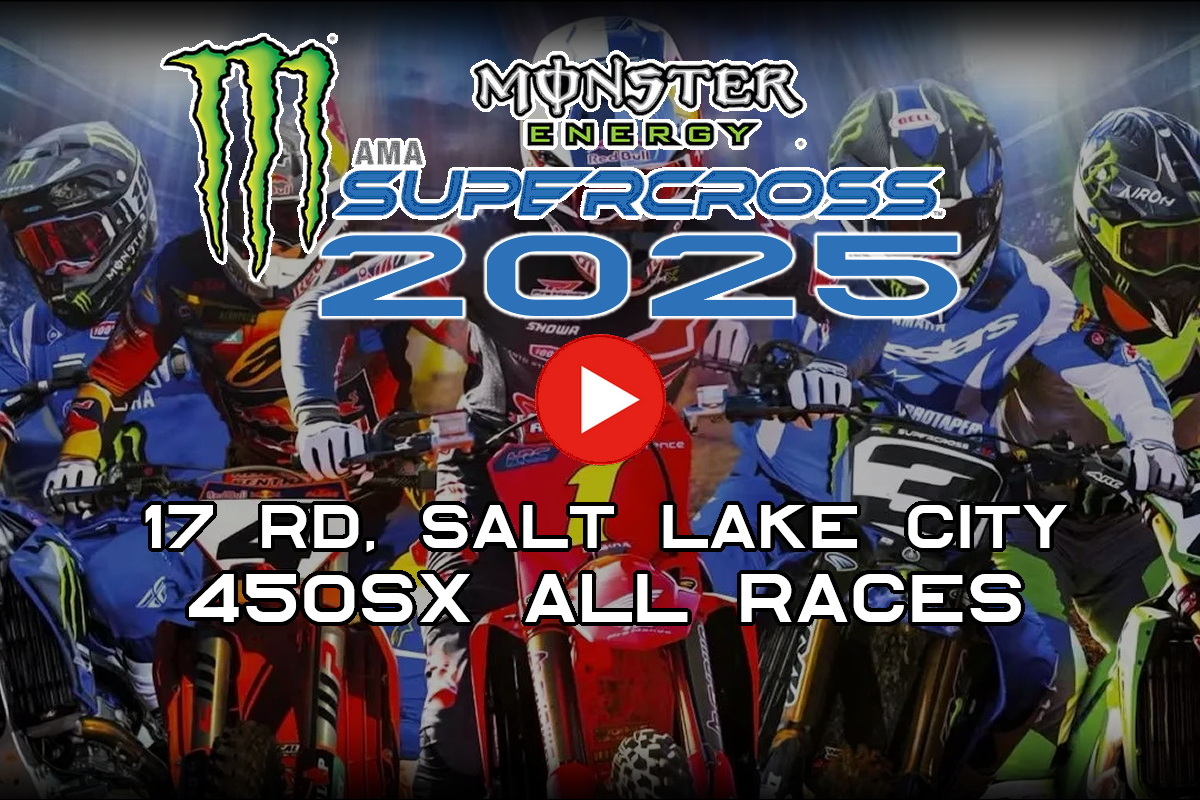 Все гонки суперфинала AMA Supercross 2025 в Солт-Лейк-Сити