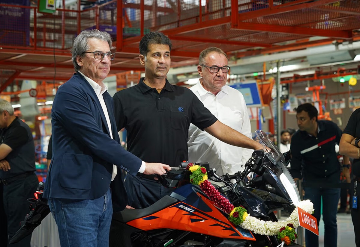 Миллионный мотоцикл KTM был произведен именно на заводе Bajaj