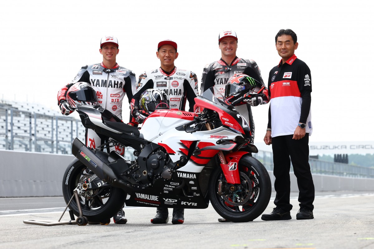 Состав заводской команды Yamaha на Suzuka 8 Hours