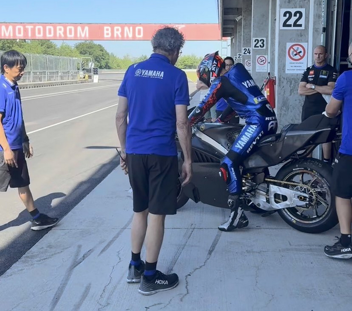 Тесты Yamaha MotoGP в Брно