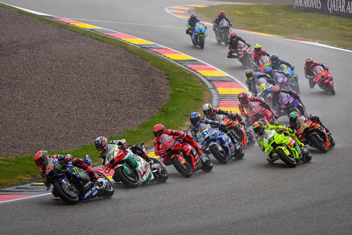 Старт спринта Гран-При Германии MotoGP 2025