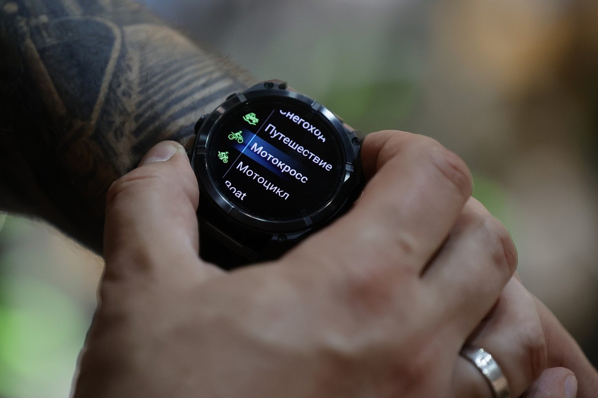 Garmin Fenix 8 - Режим Мотокросс