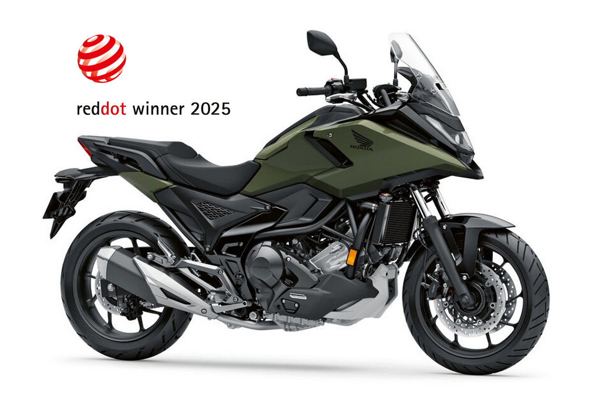 Honda NC750X (2025) назван самым экологичным мотоциклом Red Dot Award