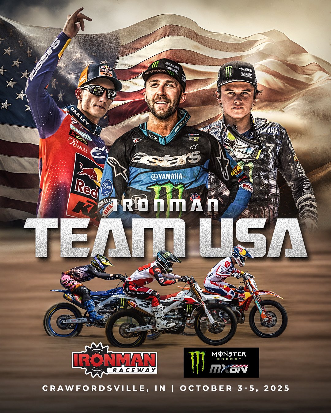 Состав сборной команды США (Team USA) на Мотокросс Наций MXoN-2025