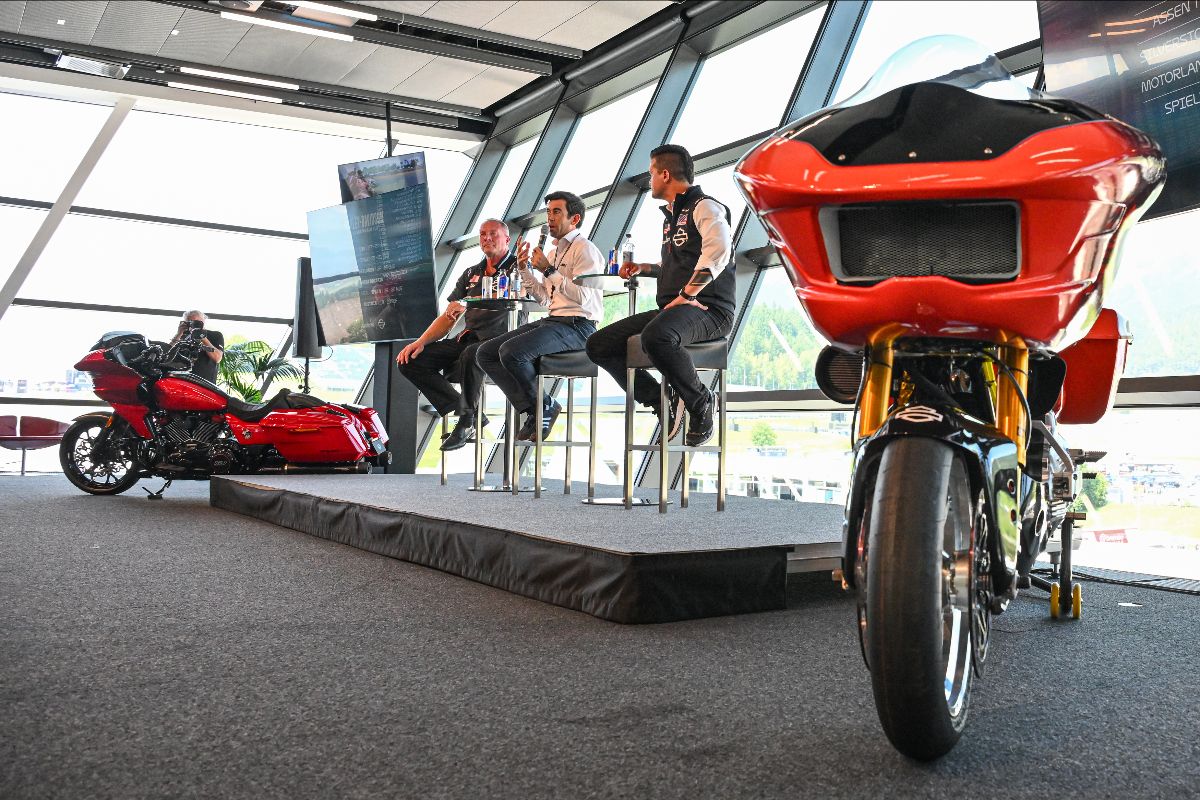 Презентация Harley-Davidson Bagger World Cup на Гран-При Австрии MotoGP