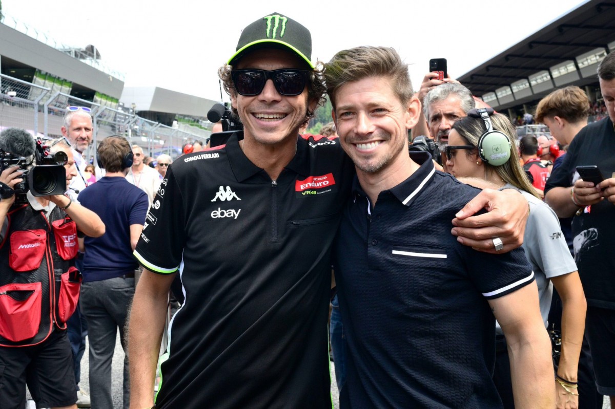 Валентино Росси и Кейси Стоунер, две суперзвезды и Легенды MotoGP