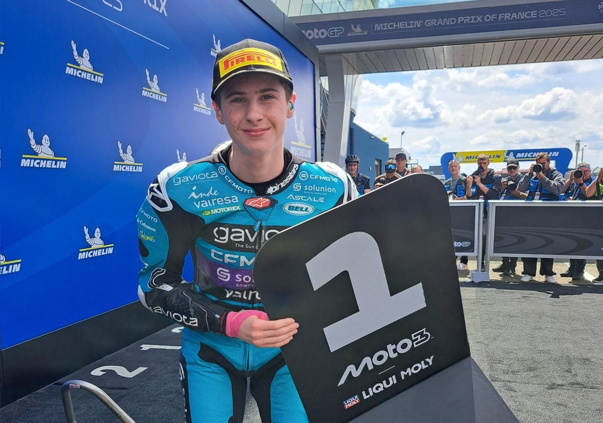 Макс Килес, победитель Гран-При Венгрии Moto3