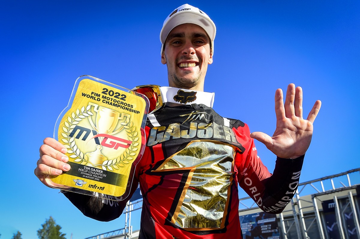 Тим Гайзер, чемпион мира по мотокроссу MXGP 2022 года