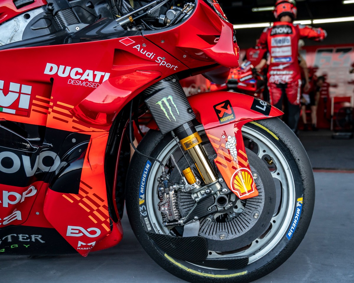 Brembo на прототипе Ducati Desmosedici GP25 MotoGP