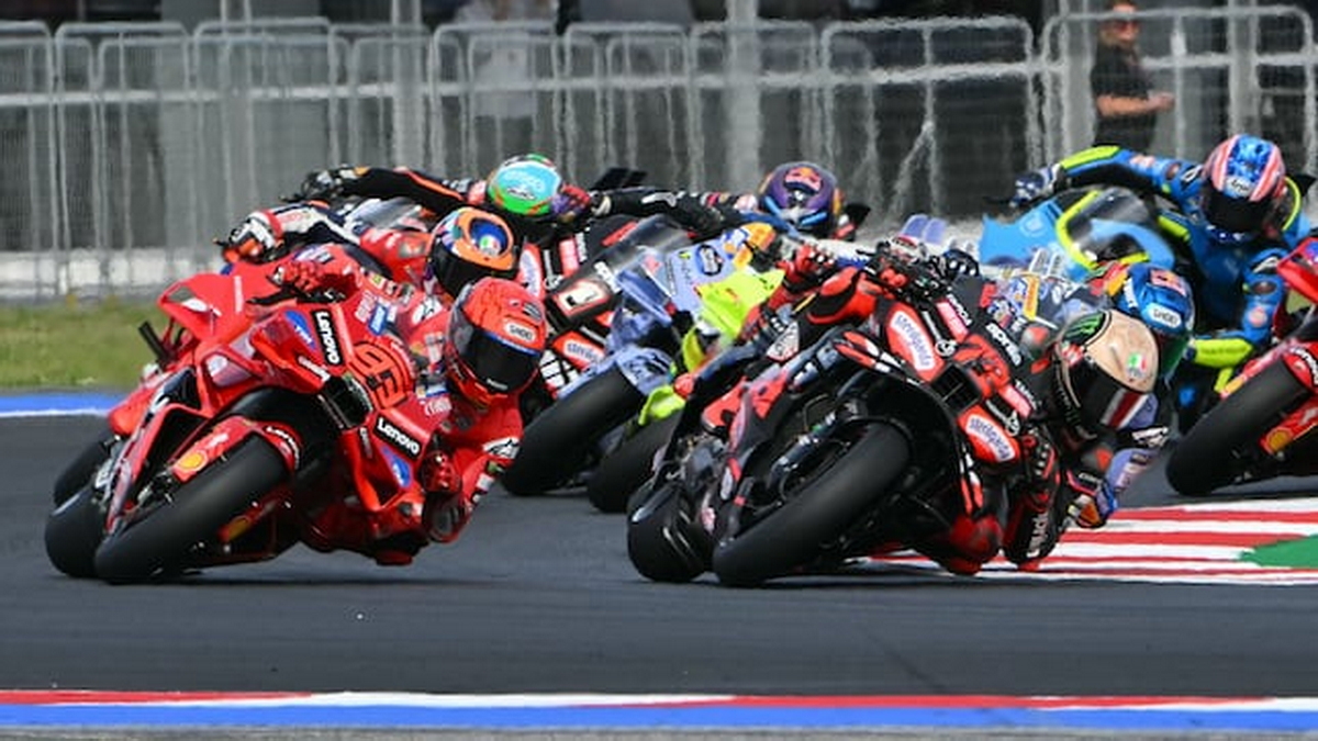 Старт спринта в Мизано