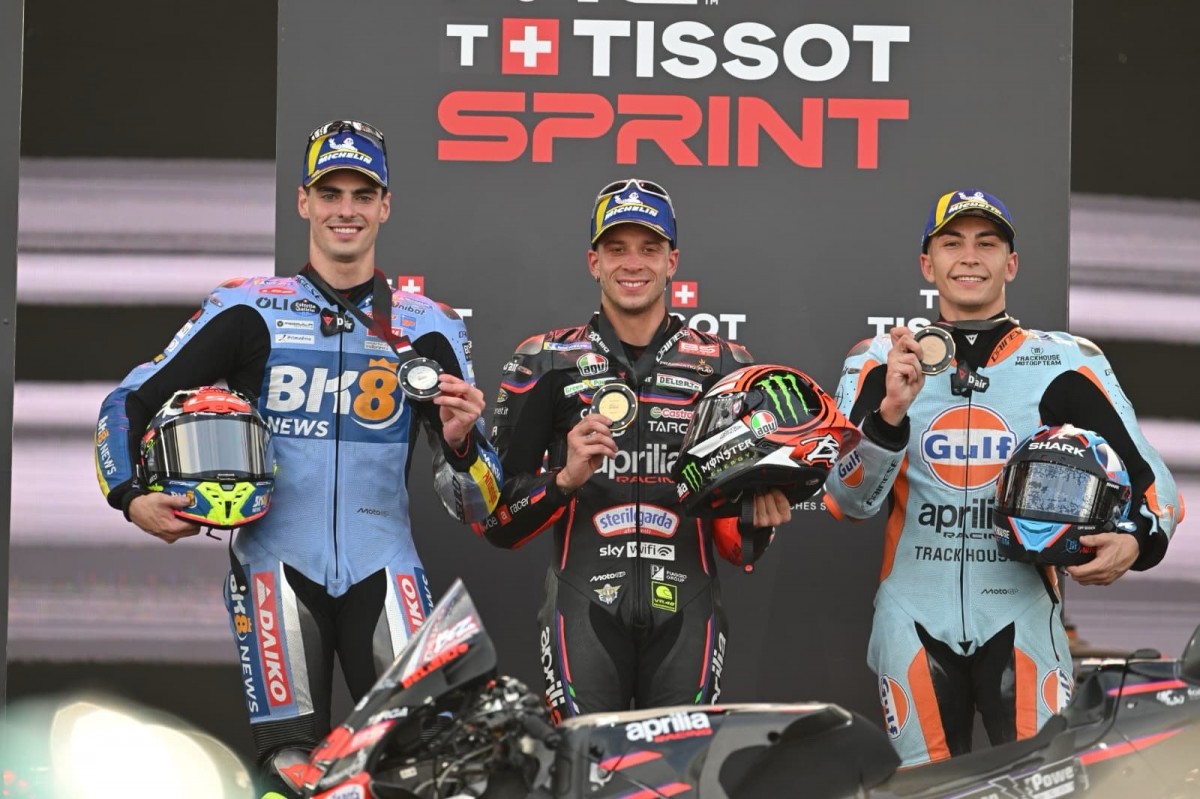 Подиум Tissot Sprint Race IndonesianGP MotoGP 2025