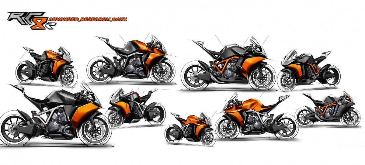 Проект дизайна KTM RC8R от Kiska Design, предложенный Кристофом Тойблем