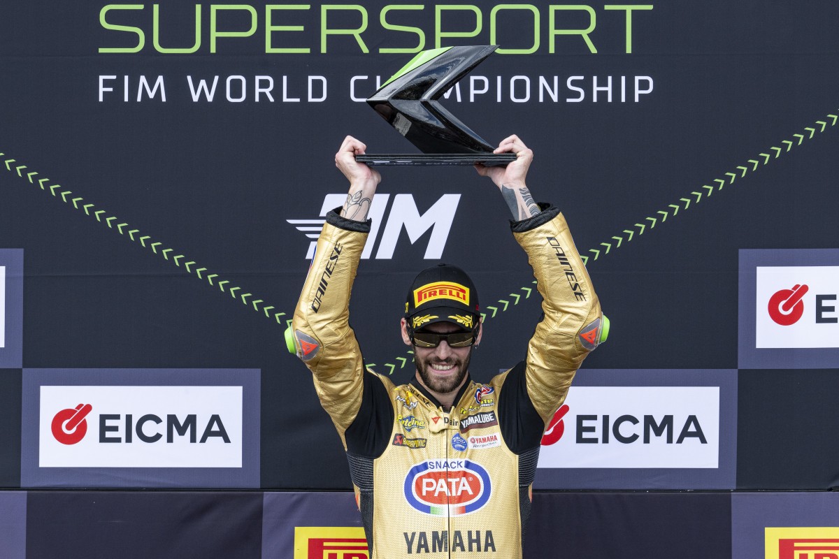 Стефано Манци, чемпион World Supersport 2025