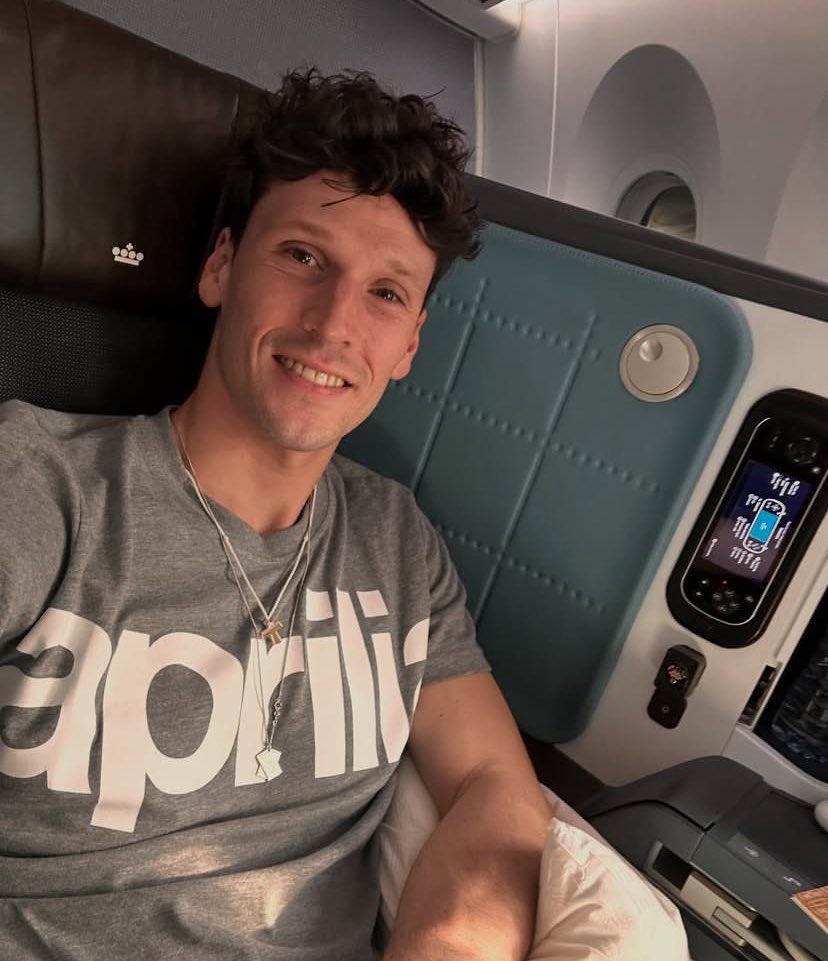 Лоренцо Савадори на пути в Австралию