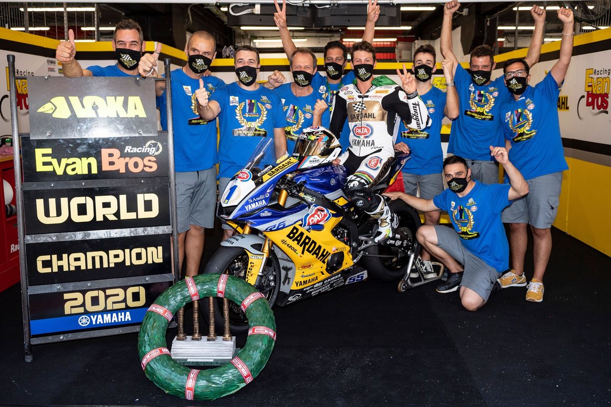 EVAN Bros - многократный чемпион World Supersport и кузнеца кадров Yamaha Racing
