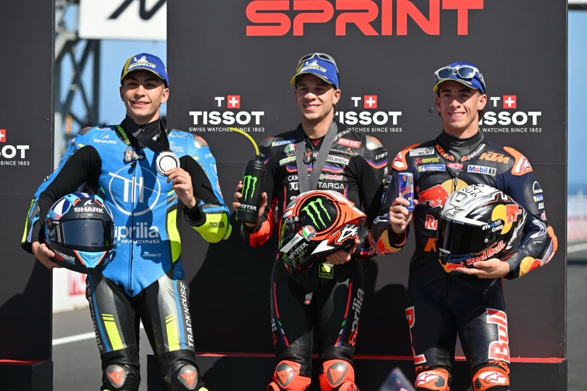 Подиум Tissot Sprint Race Гран-При Австралии MotoGP 2025