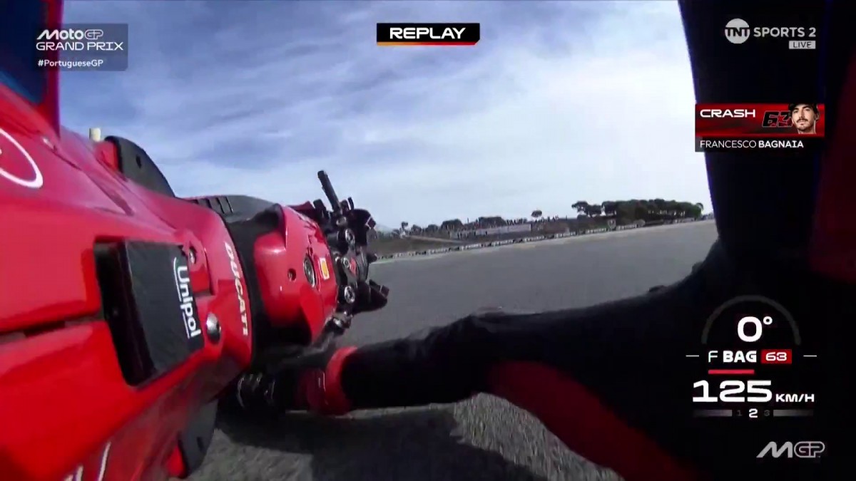 Падение Пекко Баньяи на Гран-При Портгалии