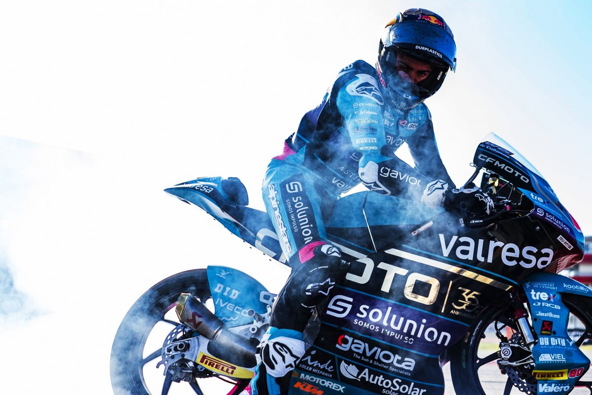 Давид Алонсо - чемпион Мото Гран-При Moto3 2024 года