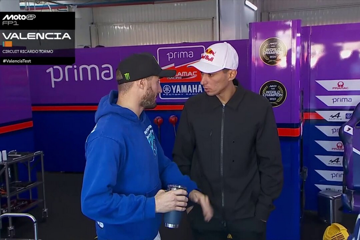 Топрак Разгатлиоглу на тестах MotoGP в Валенсии