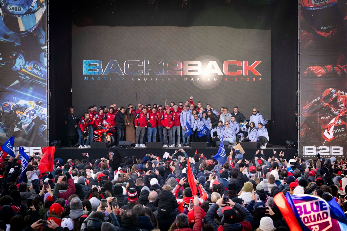 Вся команда Ducati Corse прибыла в Серверу вместе с Марком Маркесом