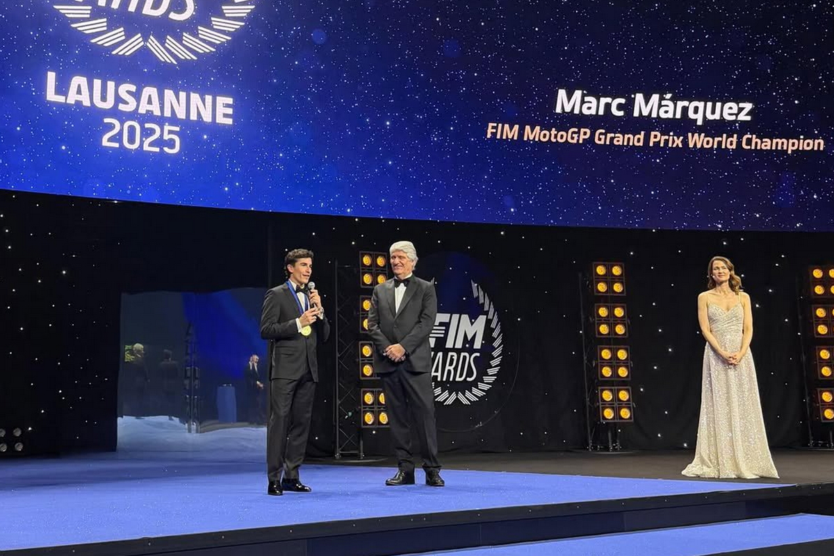 Марк Маркес на FIM Gala Awards 2025 в Лозанне