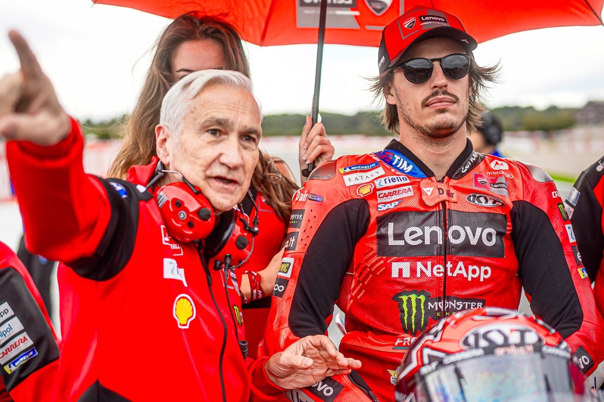 Давиде Тардоцци и возможный новобранец Ducati Lenovo Team с 2027 года Николо Булега