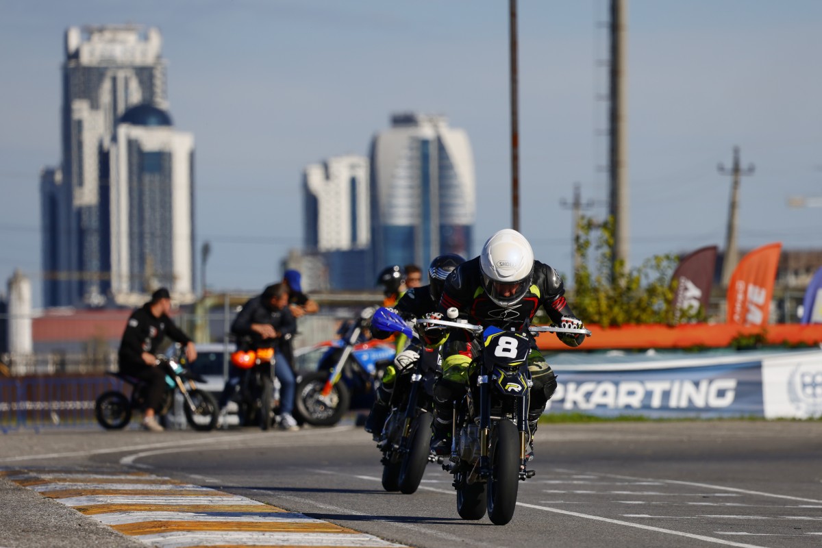 На картодроме в Грозном