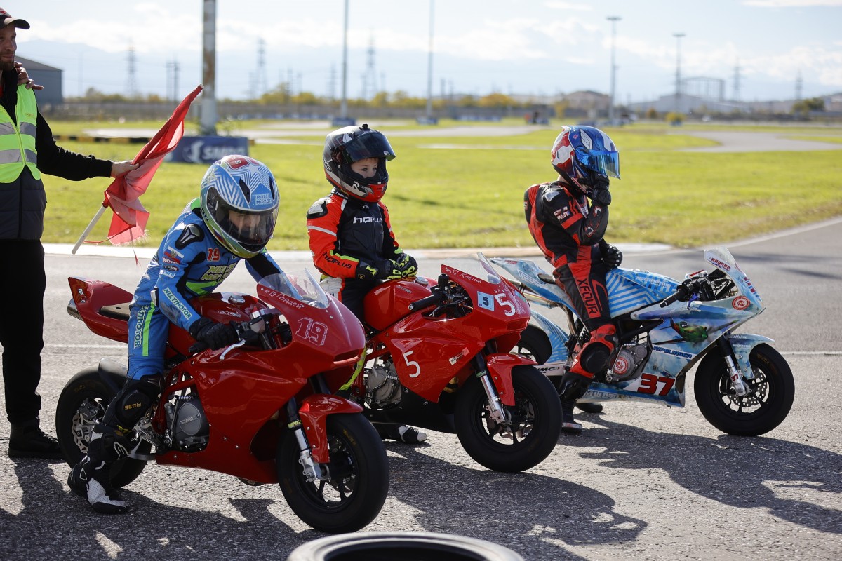 На картодроме в Грозном