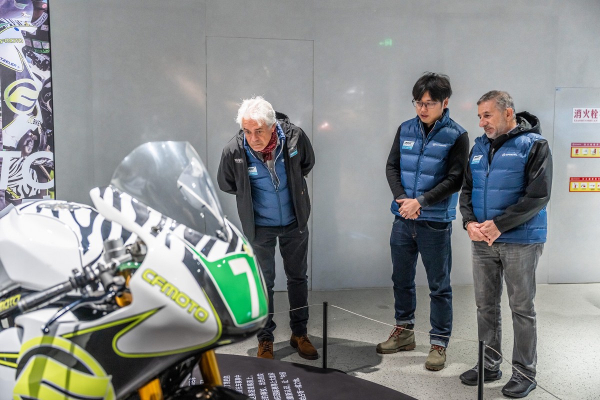 Хорхе Мартинес на заводе CFMoto