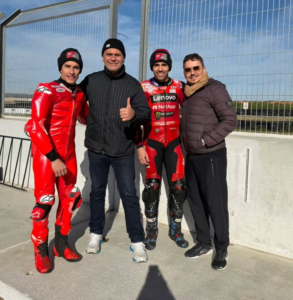 Хорхе Лоренцо составил компанию Марку Маркесу и Миккеле Пирро на Aspar Circuit