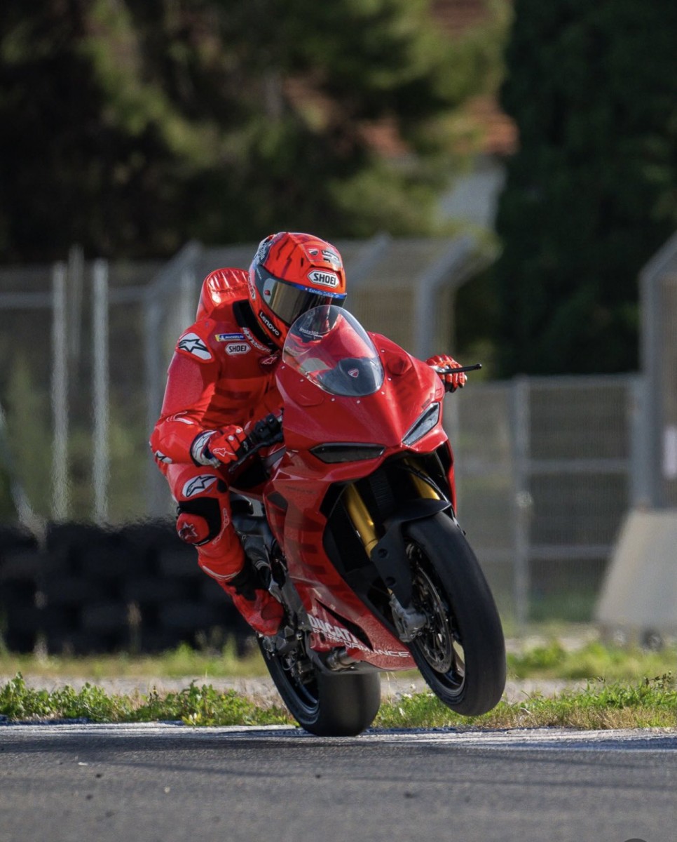 Марк Маркес тренируется на Aspar Circuit