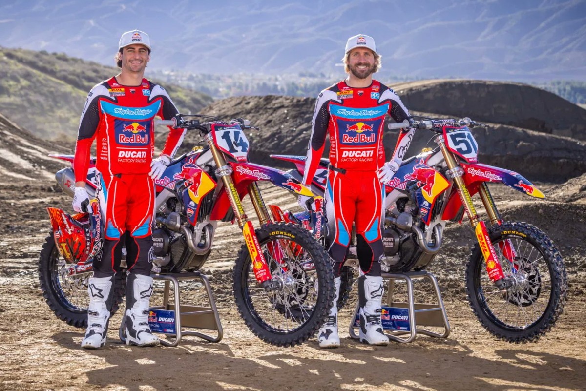 Презентация заводской команды Troy Lee Designs Red Bull Ducati Racing