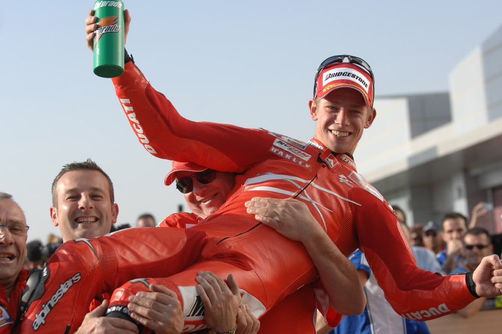 Кейси Стоунер, первый чемпион Ducati в MotoGP