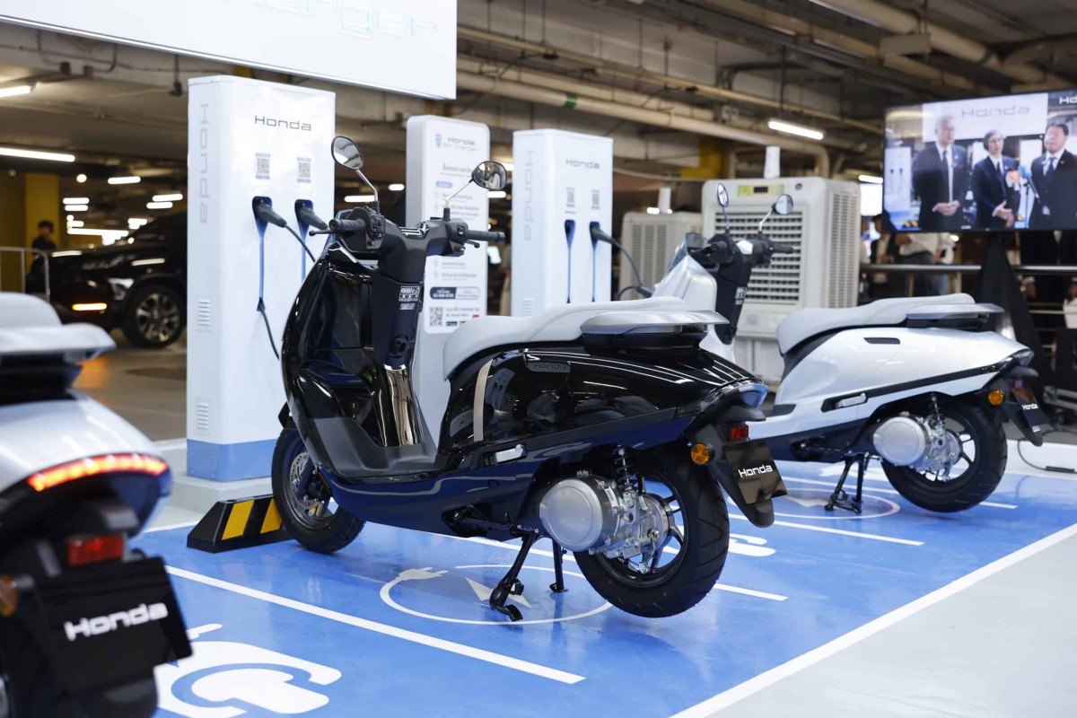 Honda построит множество небольших зарядных станций в Таиланде и Вьетнаме для своих электроскутеров
