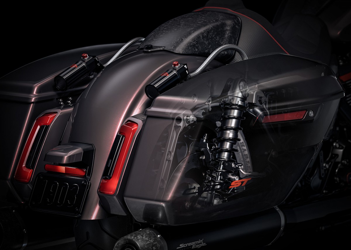 Регулируемые амортизаторы Showa на Harley-Davidson CVO Street Glide ST