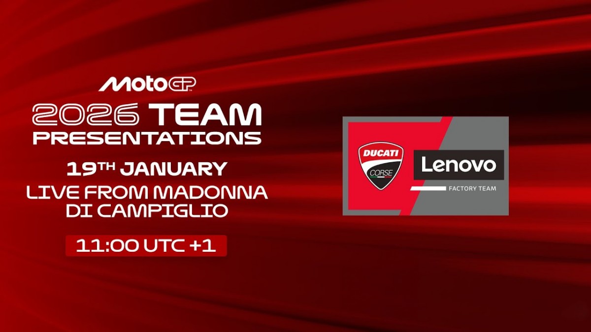 Презентация Ducati Lenovo Team MotoGP 2026