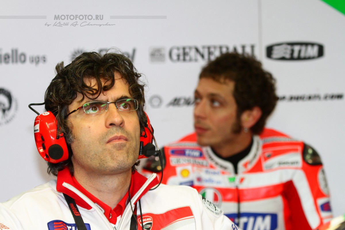 Филиппо Прециози и Валентино Росси, MotoGP 2012