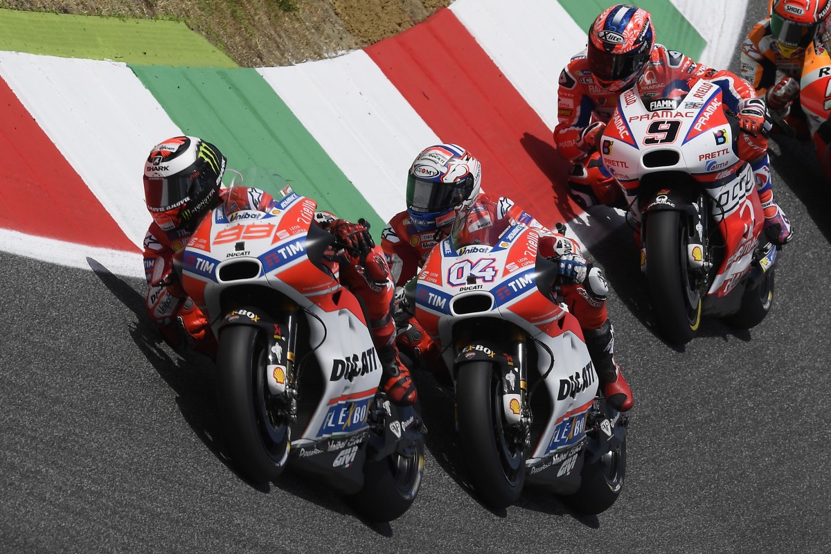 Ducati Team плюс Данило Петруччи, Гран-При Италии 2017